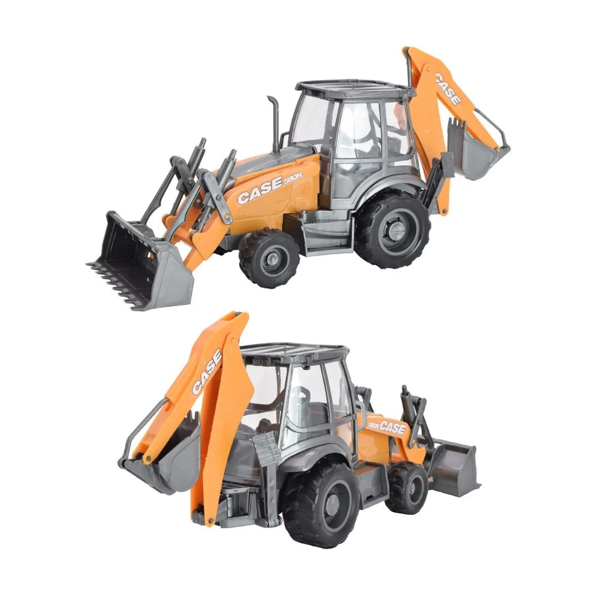 Brinquedo Caminhão Iveco Retroescavadeira Laranja - Usual Brinquedo Caminhão Iveco Retroescavadeira Laranja - Usual